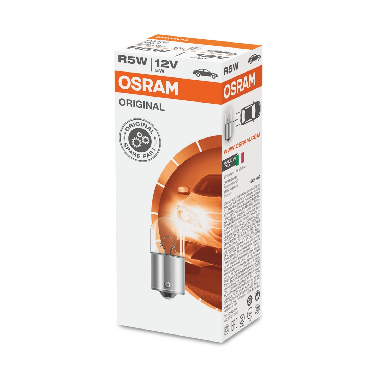 Bec Osram R5W 12V 5W Ba15S (set 10 bucati)