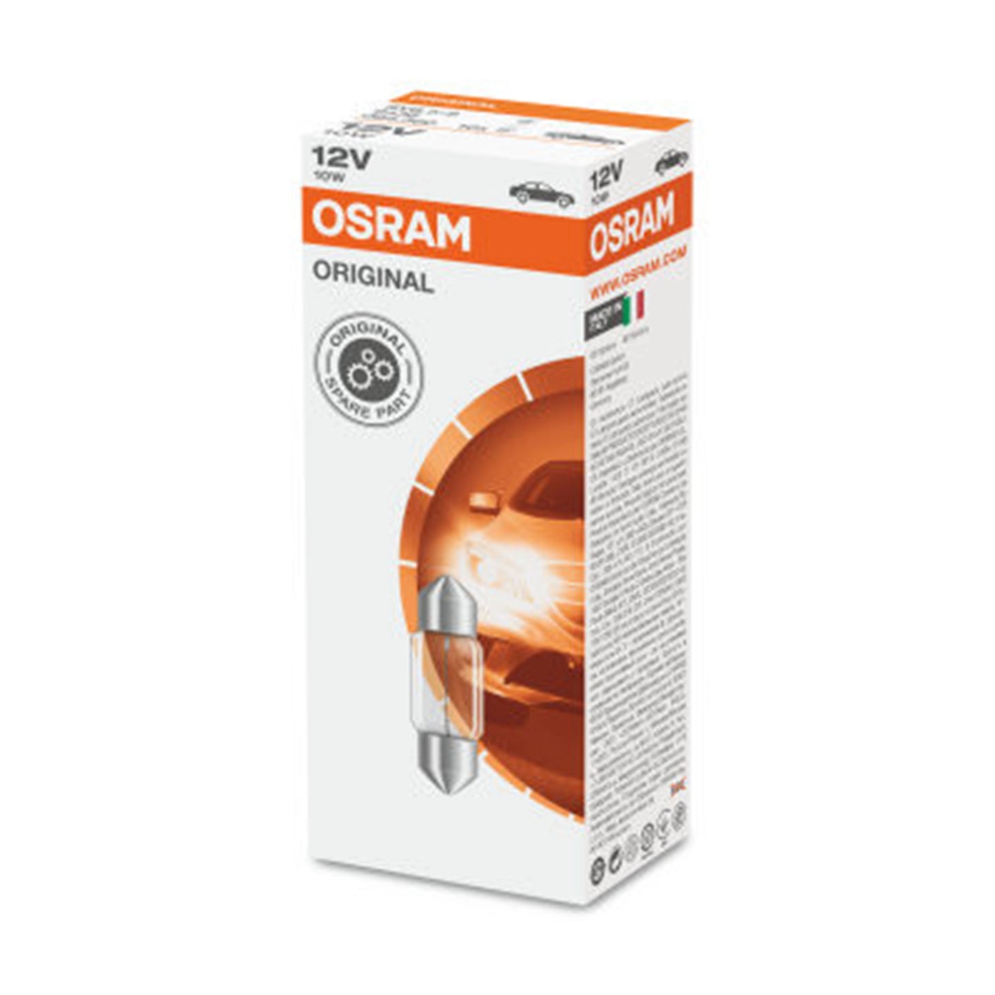 Bec Osram C5W 12V 10W Sv8,5-8 (set 10 bucati)