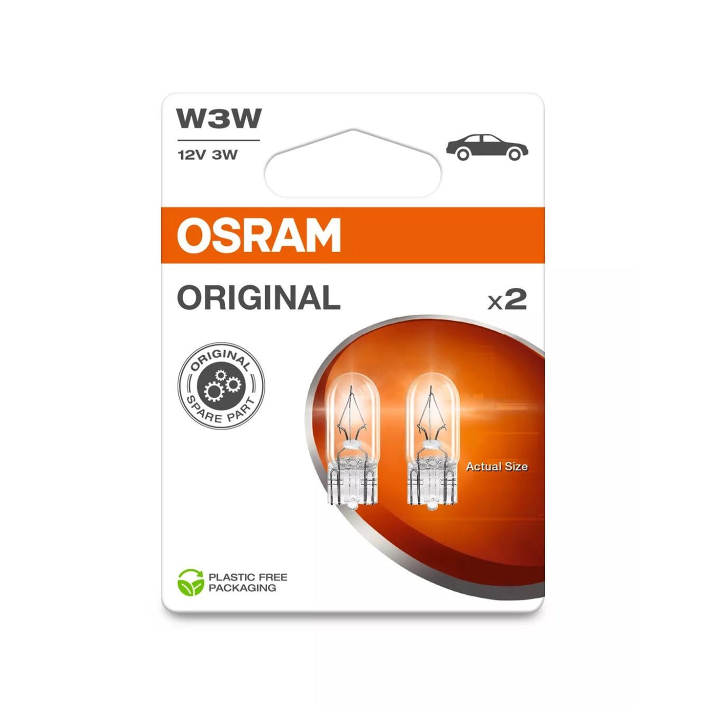Bec Osram W3W 12V 3W W2.1X9.5S (set 2 bucati)
