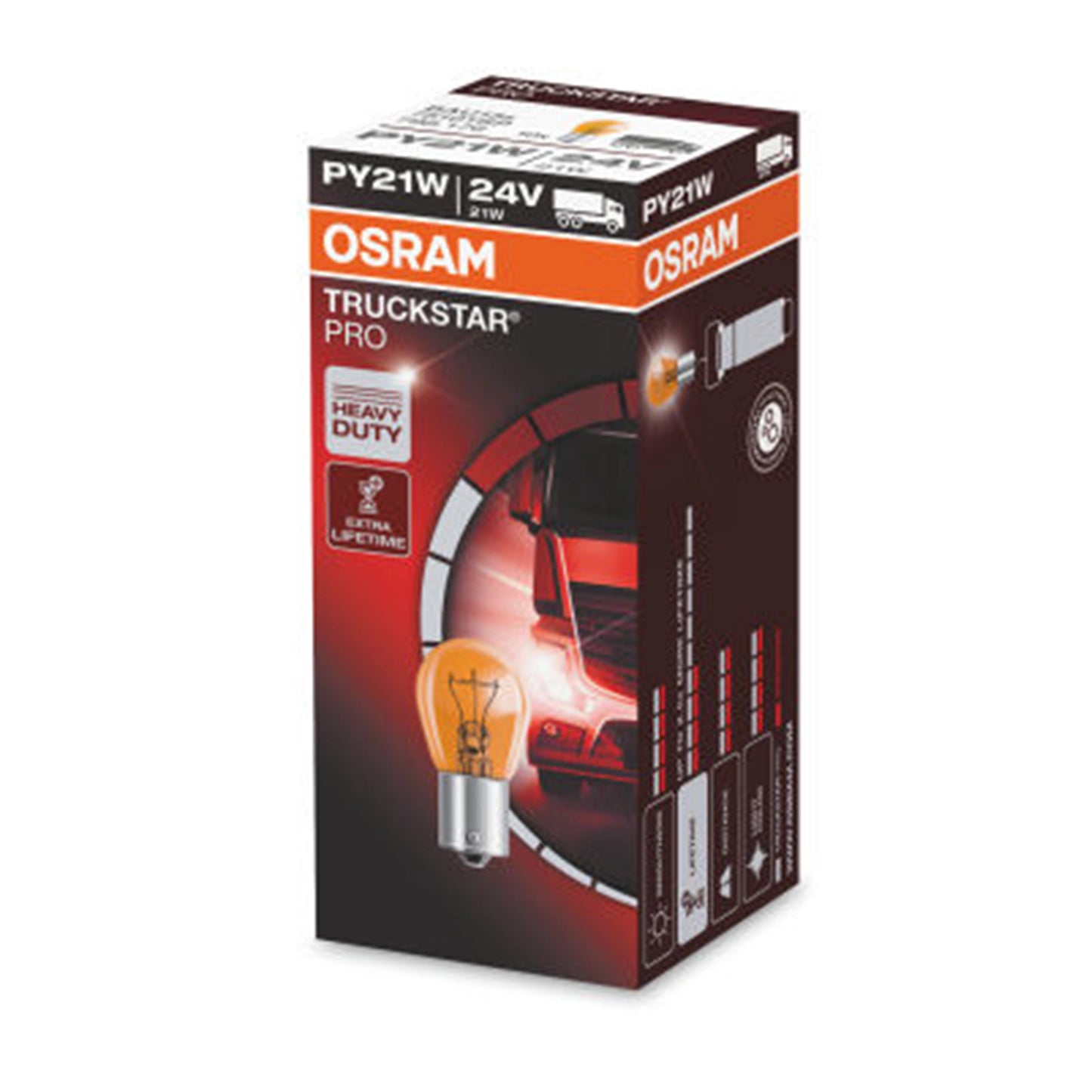 Bec Osram Truckstar Pro Py21W 24V 21W Bau15S