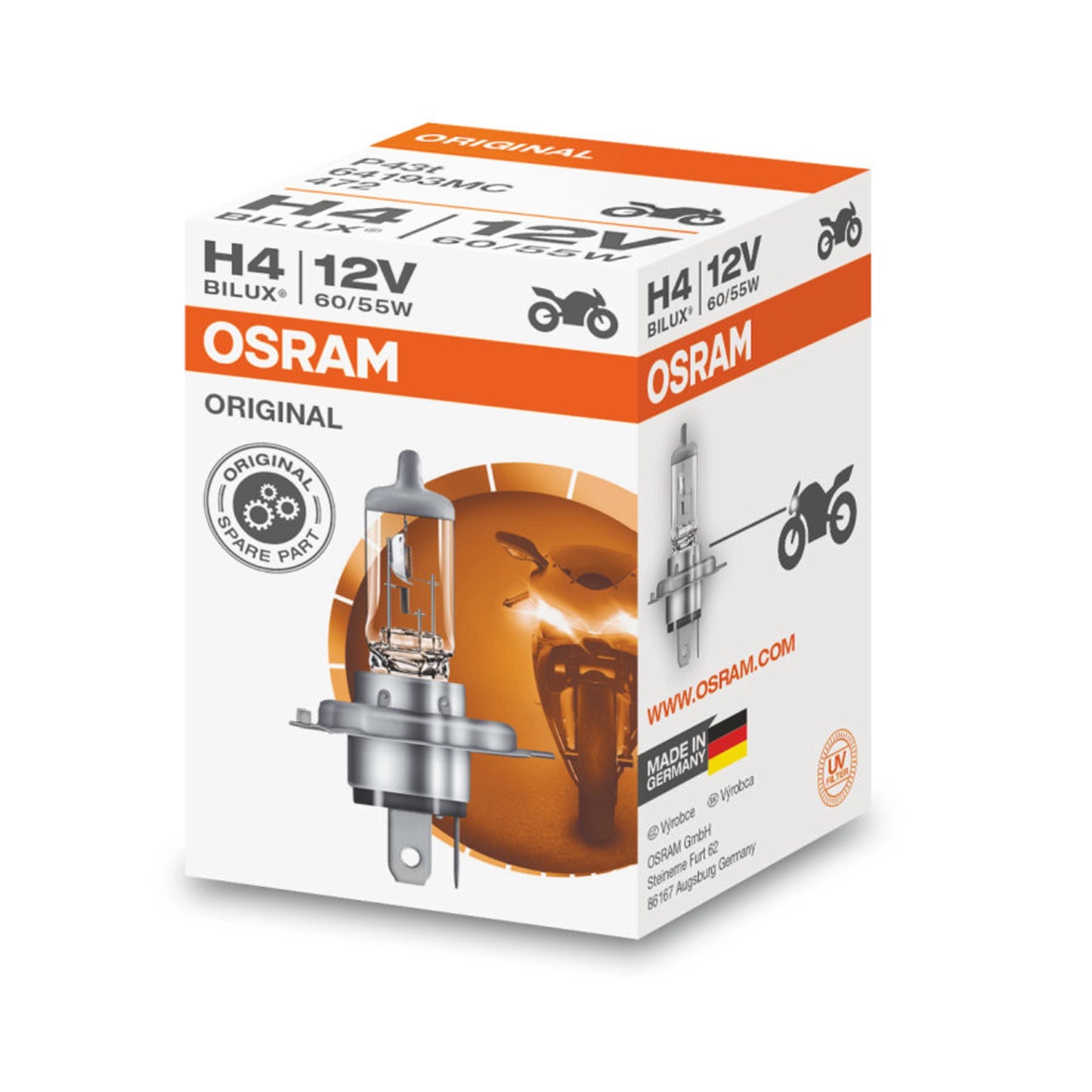 Bec Osram H4 12V 60/55W P43T