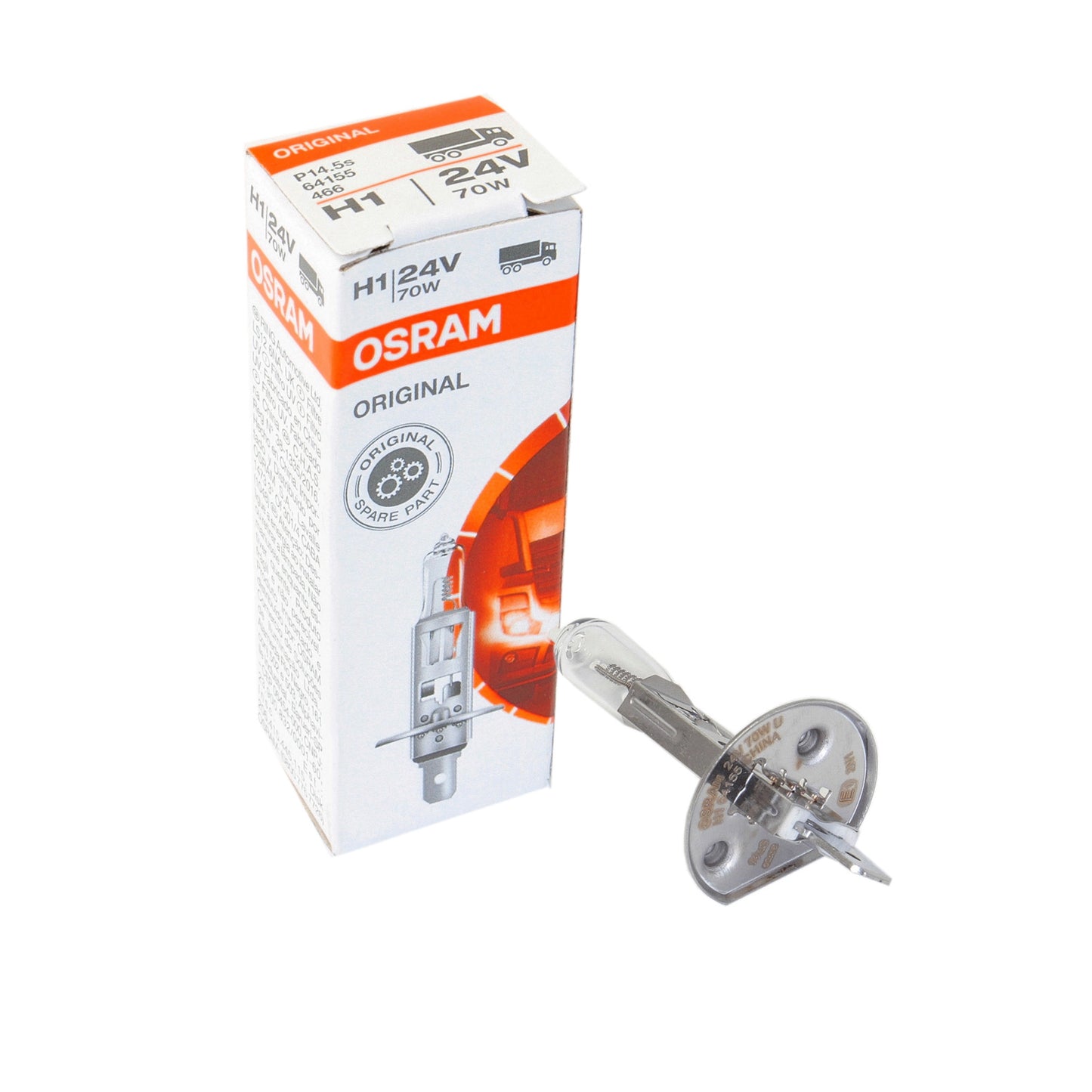 Bec Osram H1 24V 70W P14,5S (Faza Lunga)