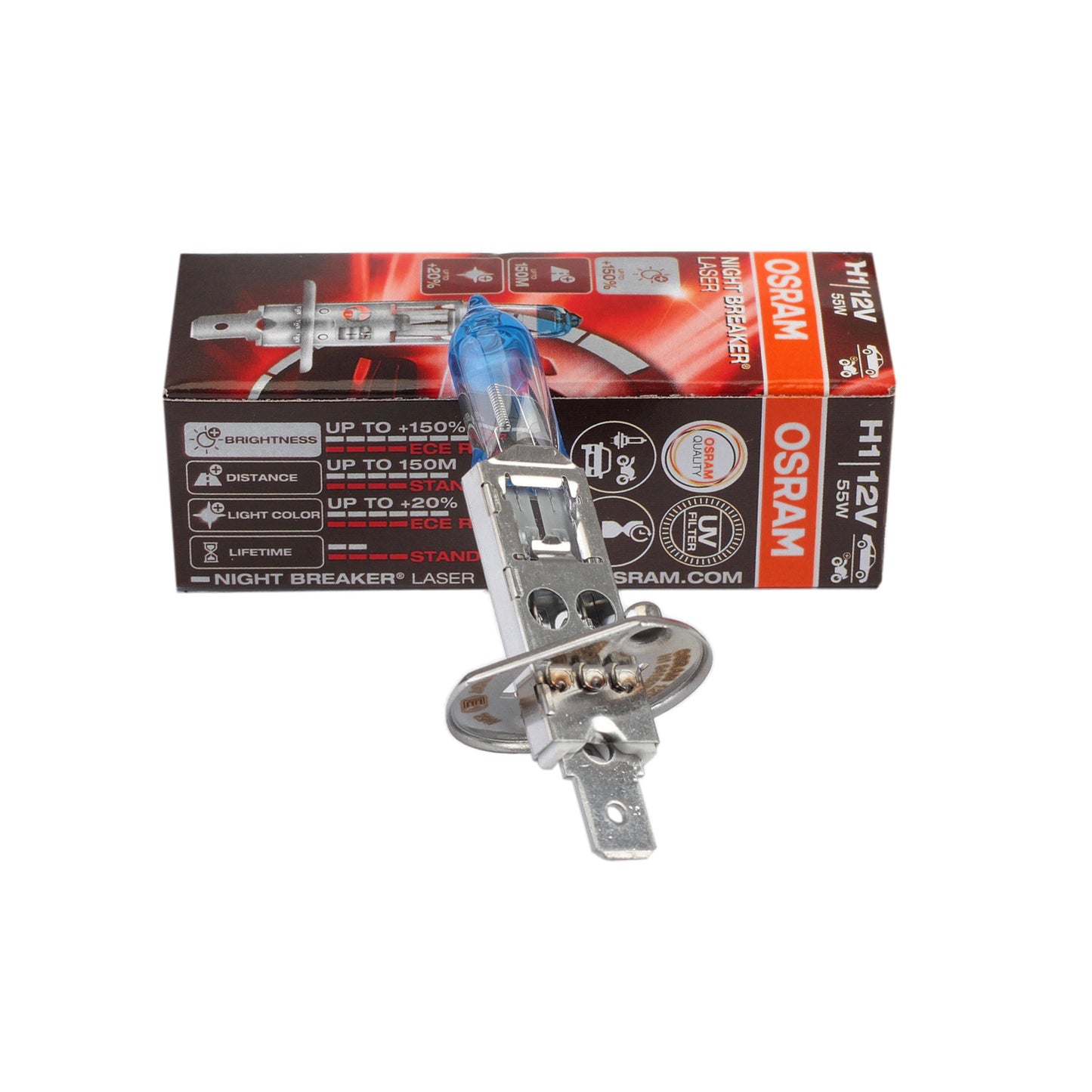 Bec Osram Night Breaker Laser Next Generation H1 12V 55W P14,5S