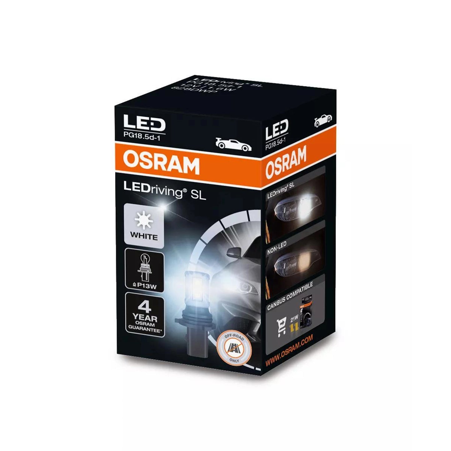 Bec Osram Ledriving Sl P13W 12V - Pg18.5D-1 - (Off-Road)