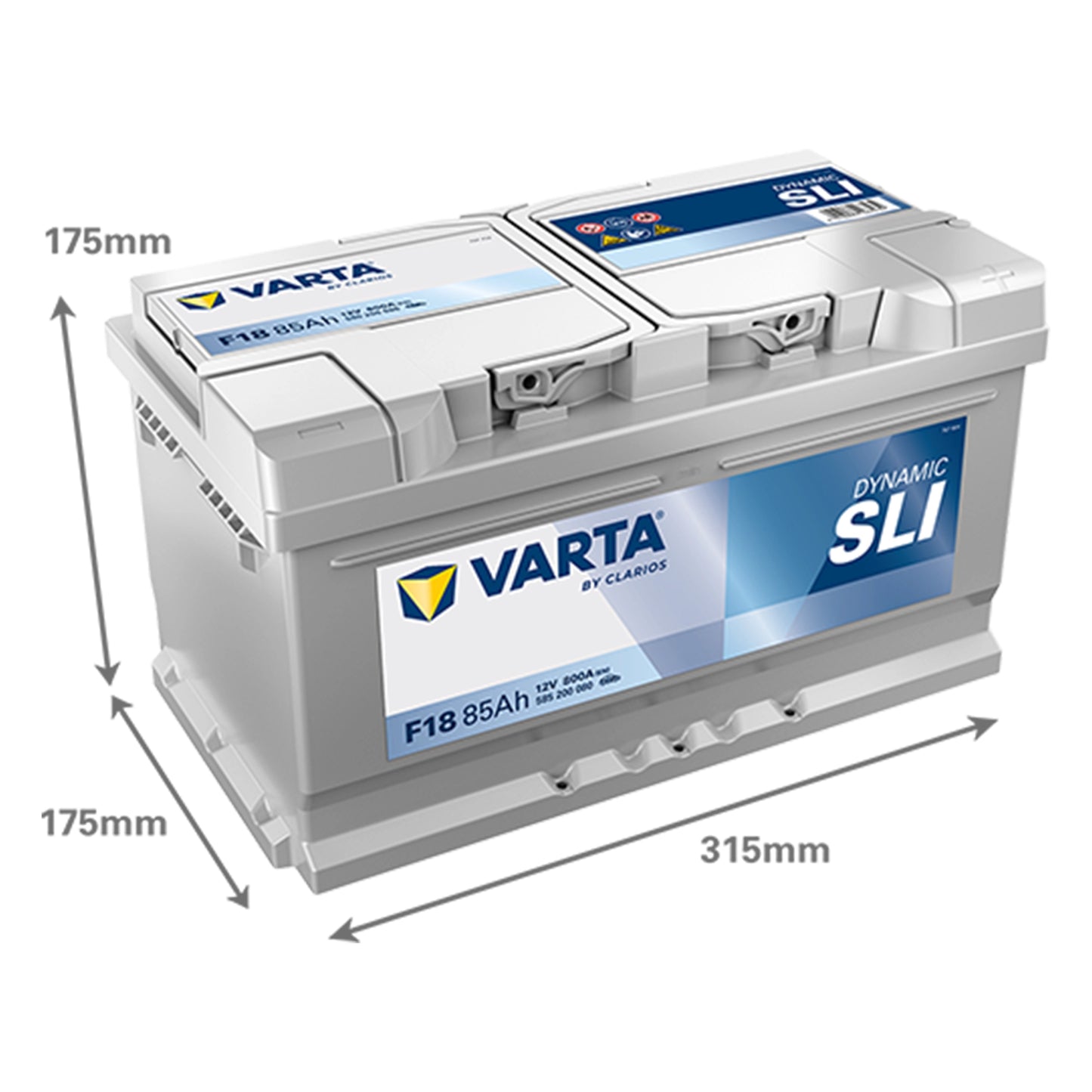 Baterie Auto VARTA Sli Dynamic 85 Ah (585200080)