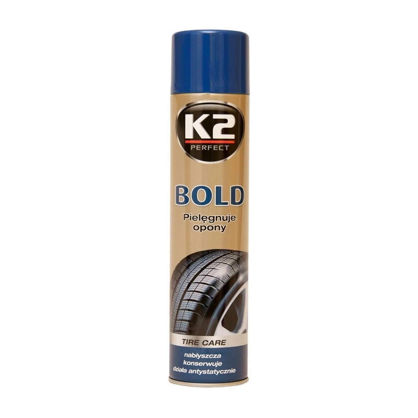 K2 Bold -Spray Pentru Curatat Anvelope - 600 ml