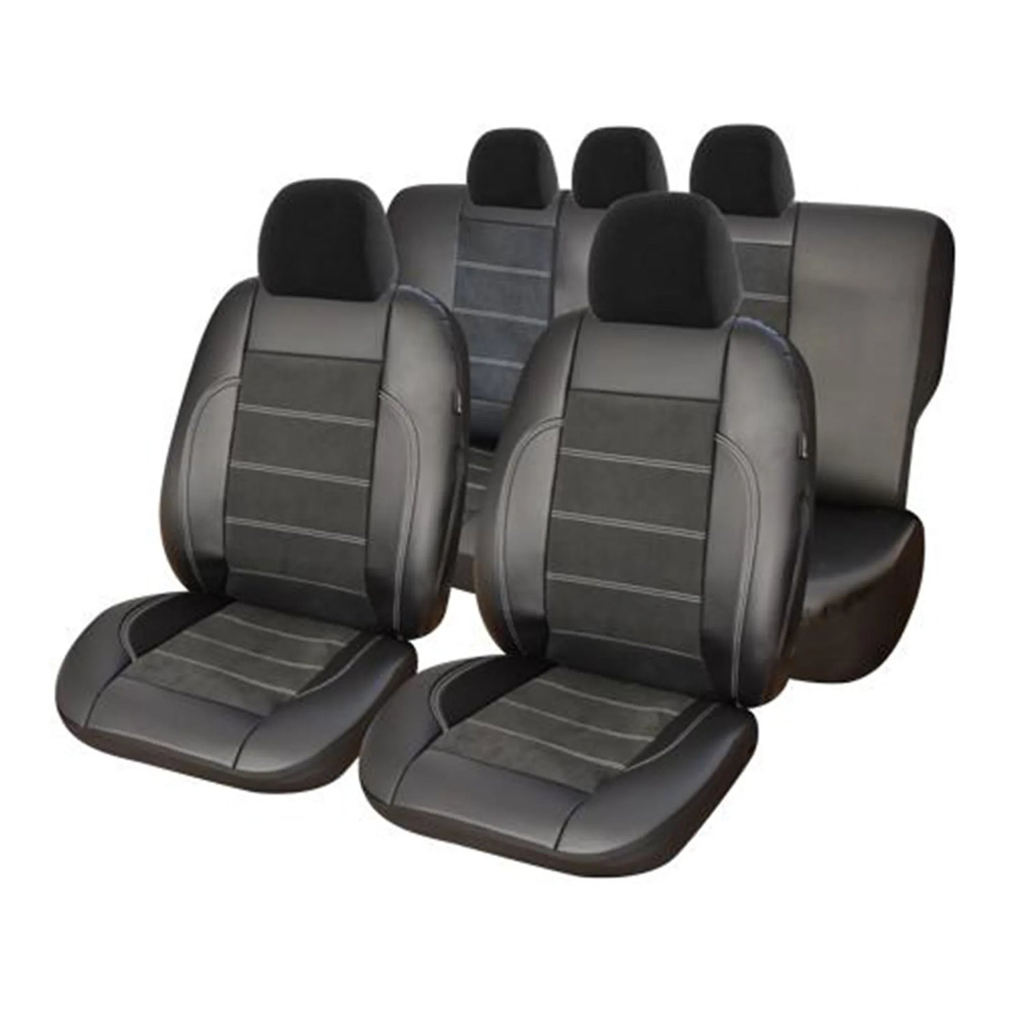 Set Huse Scaun Exclusive Leather Si Alcantara