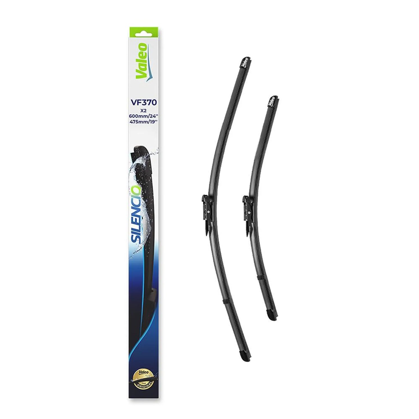 Set stergatoare VALEO Silencio 600/475 mm - Vf370 Audi A3, Bmw Seria 3, Mercedes-Benz A-Class, B-Class, Cla, Gla, Renault Koleos