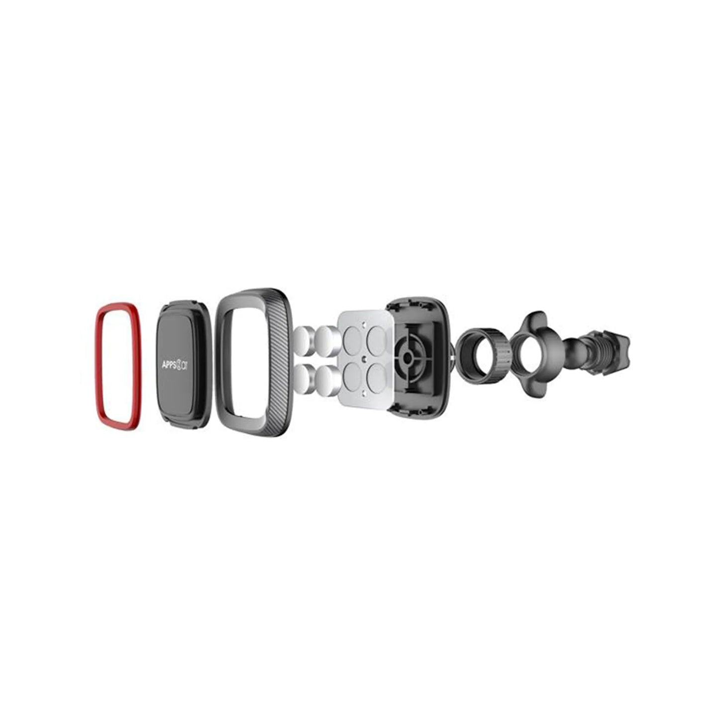 Suport Telefon Magnetic Auto Cu Fixare In Grila De Ventilatie Si Rotatie 360