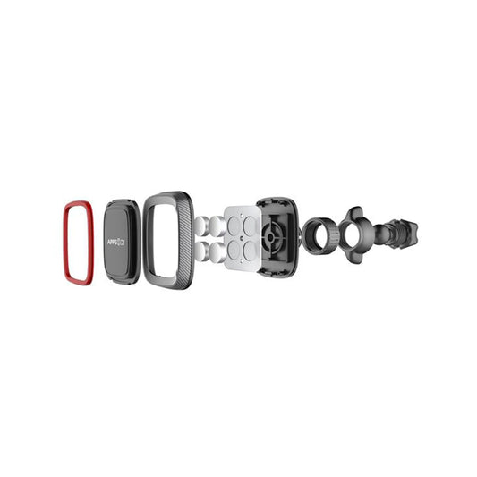 Suport Telefon Magnetic Auto Cu Fixare In Grila De Ventilatie Si Rotatie 360