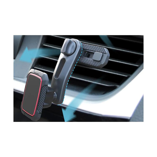 Suport Telefon Magnetic Auto Cu Fixare In Grila De Ventilatie Si Brat Reglabil