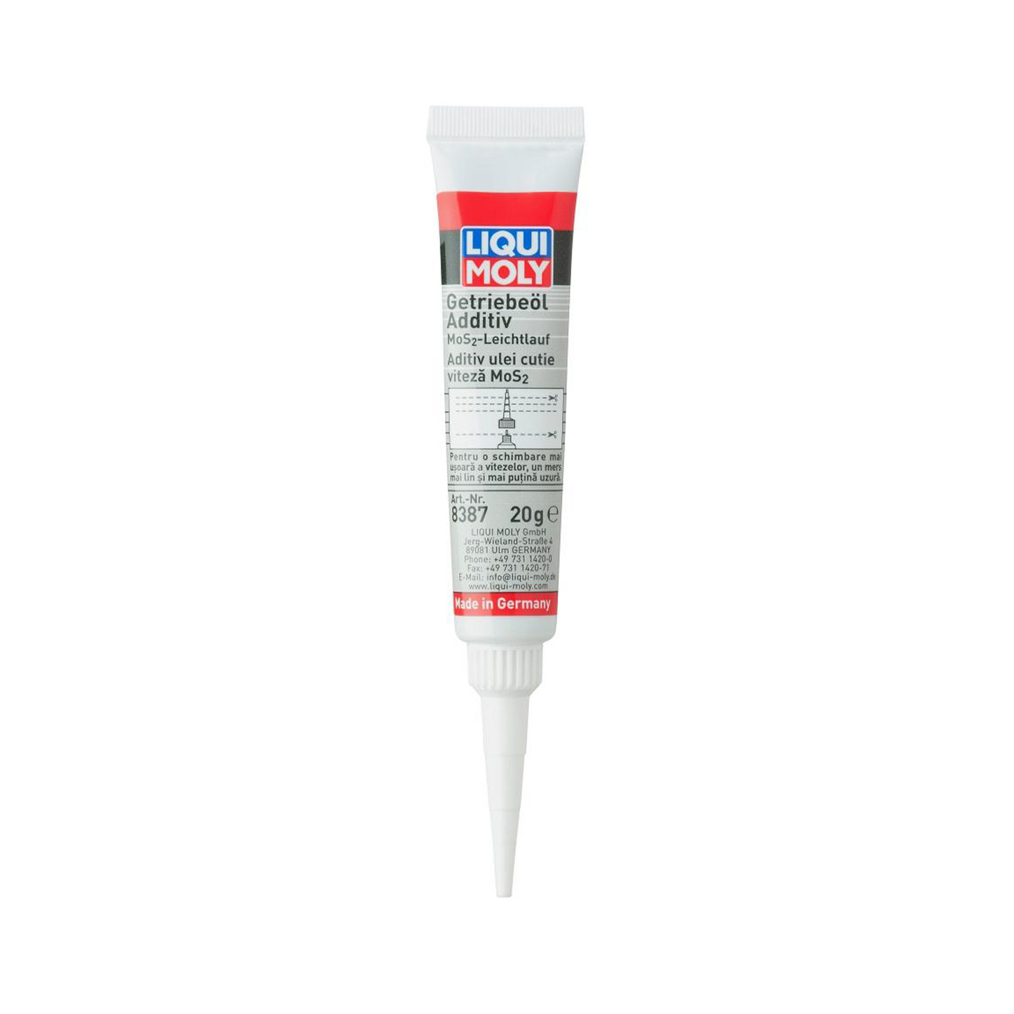Aditiv Liqui Moly pentru ulei cutie viteze MOS2 20 gr (8387)