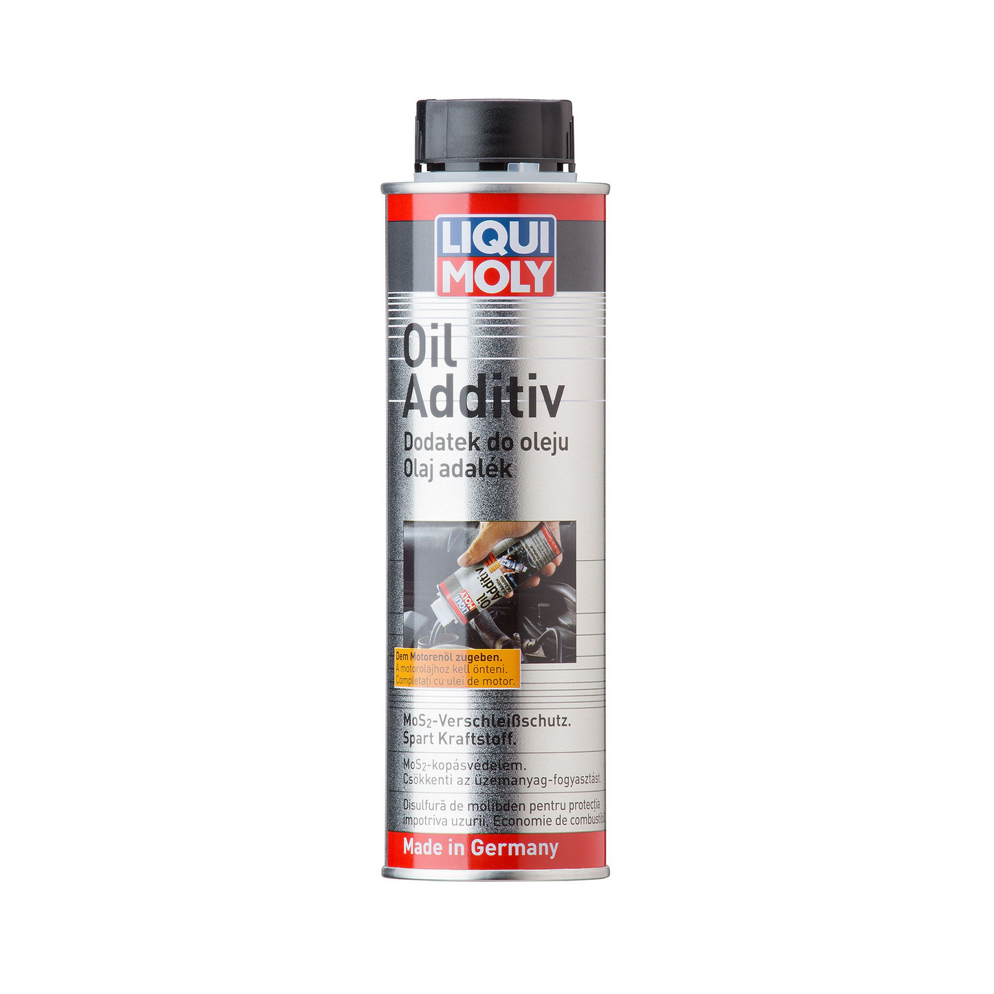 Aditiv Ulei Motor Liqui Moly cu MoS2, Antifrecare si Antiuzura, Reduce Consumul, Compatibil Benzina si Diesel, 300 ml (2182)