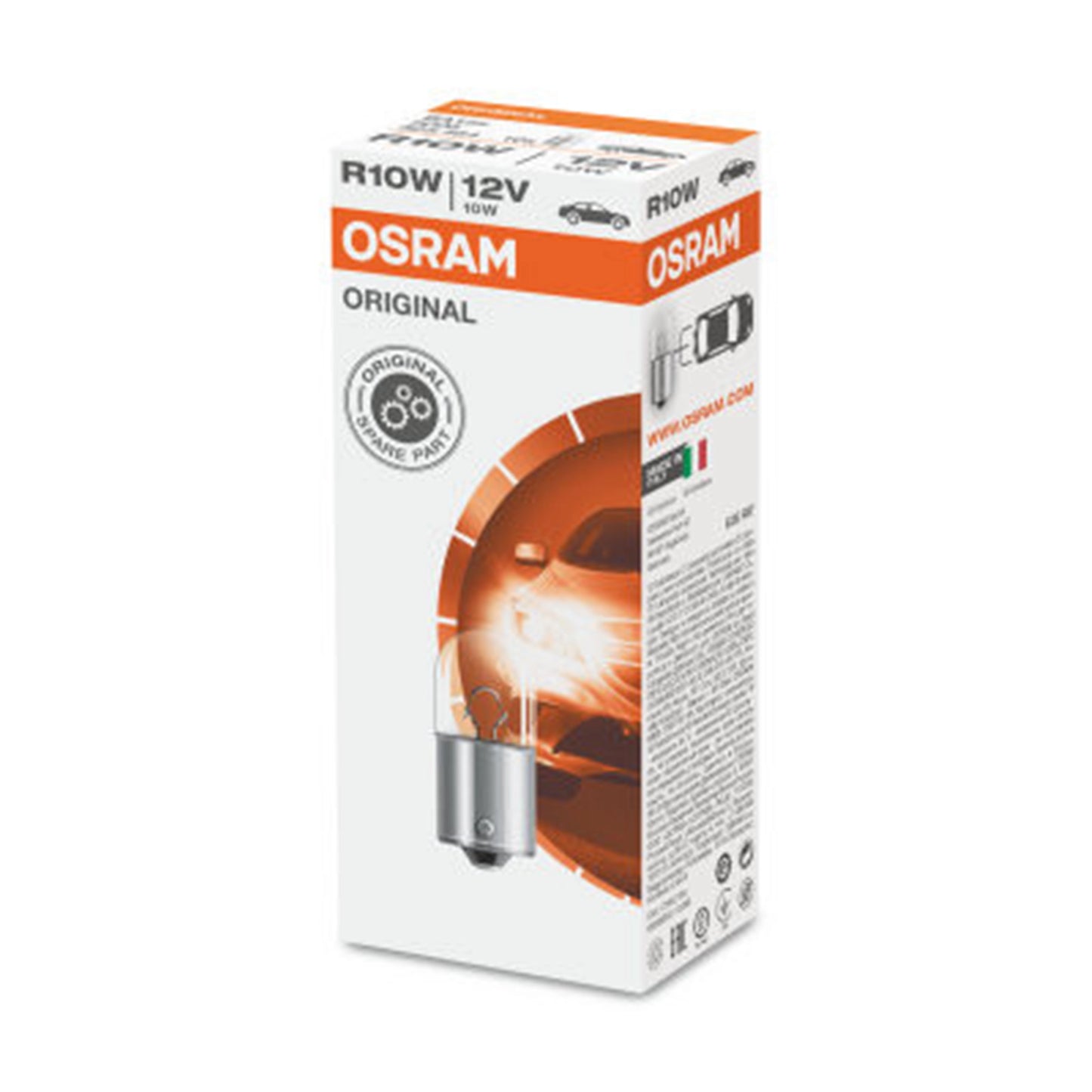 Bec Osram R10W 12V 10W Ba15S (set 10 bucati)