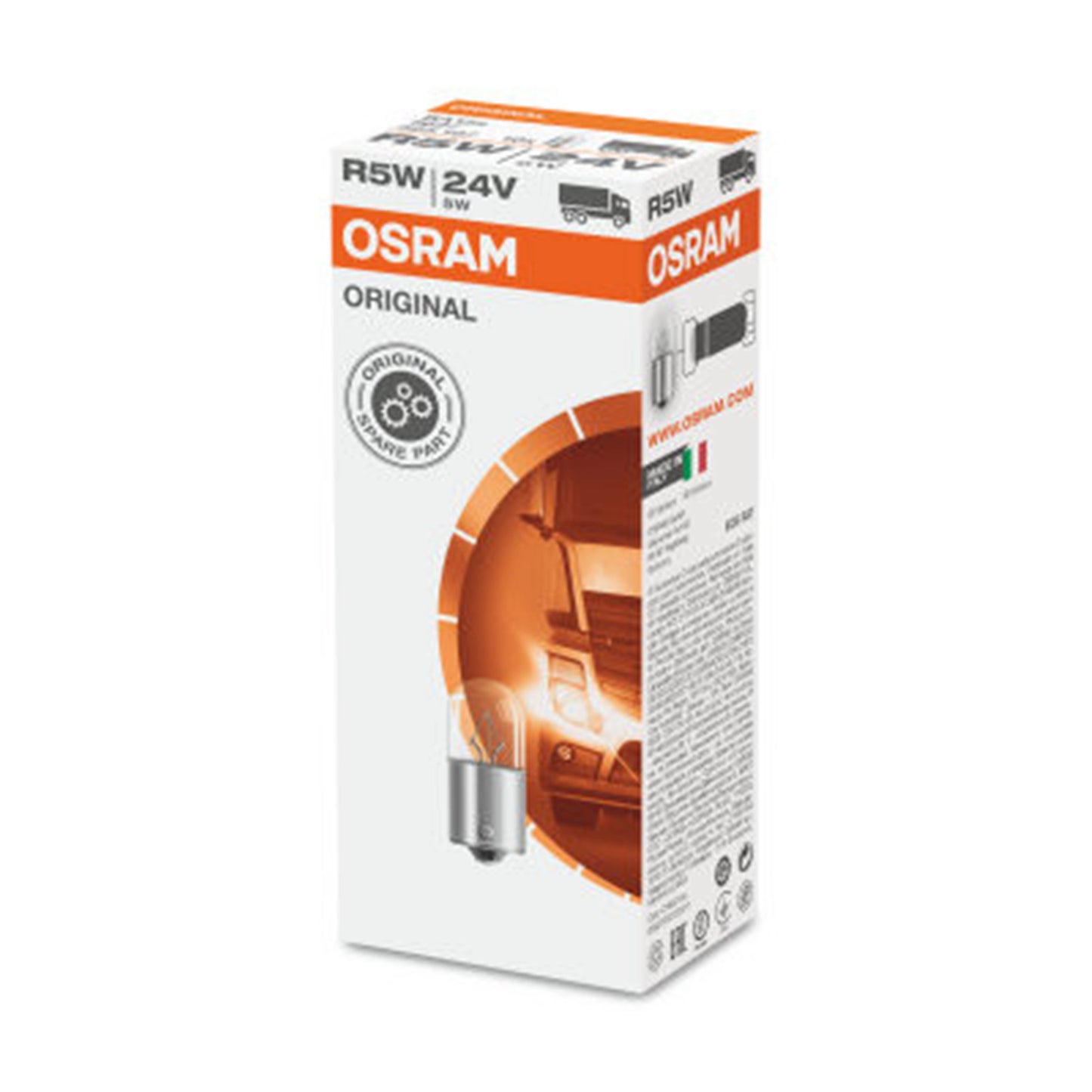 Bec Osram R5W 24V 5W Ba15S (set 10 bucati)