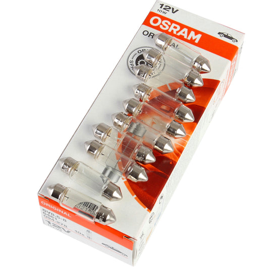 Bec Osram C5W 12V 10W Sv8,5-8 (set 10 bucati)