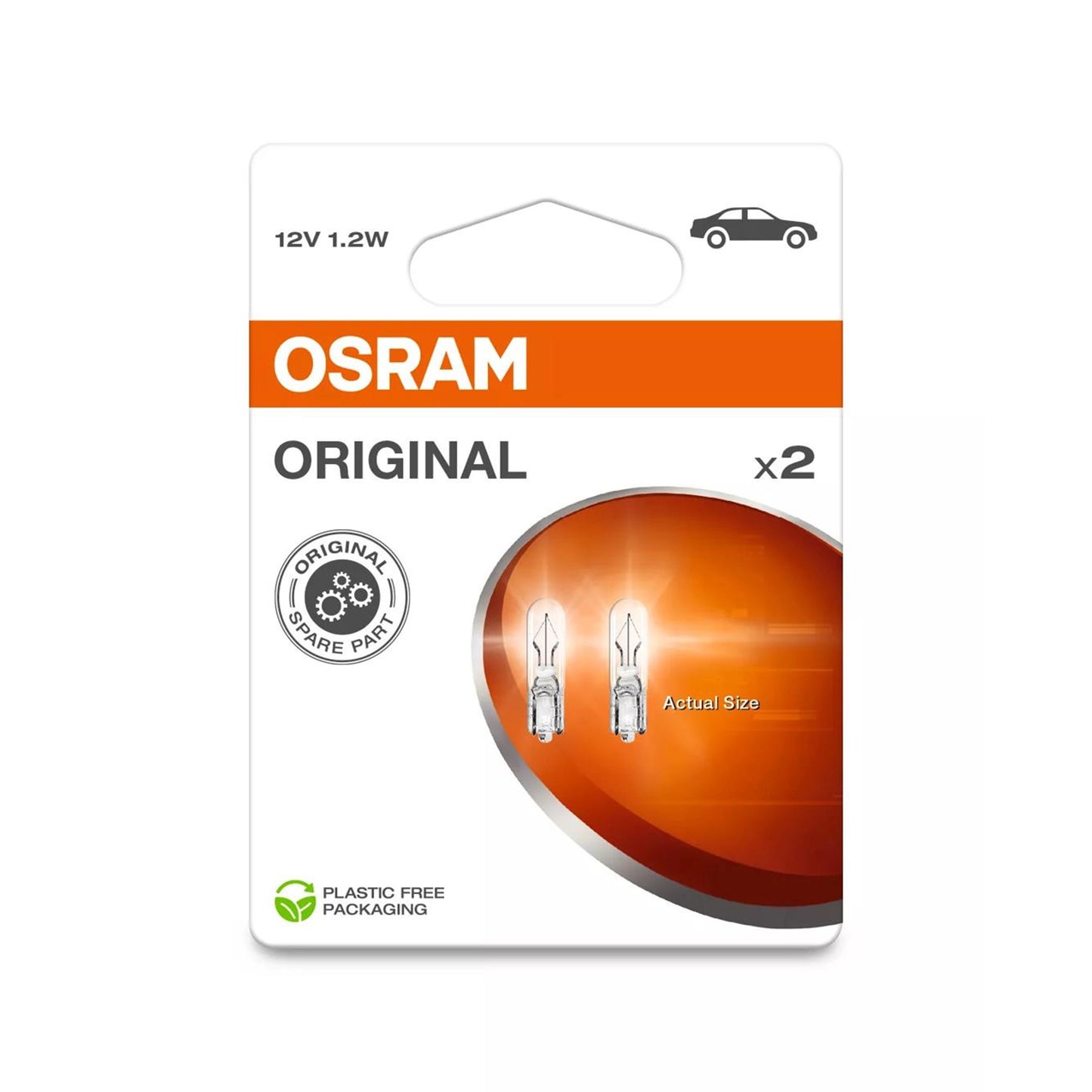 Bec Osram 1.2W 12V L2X4,6D (set 2 bucati)