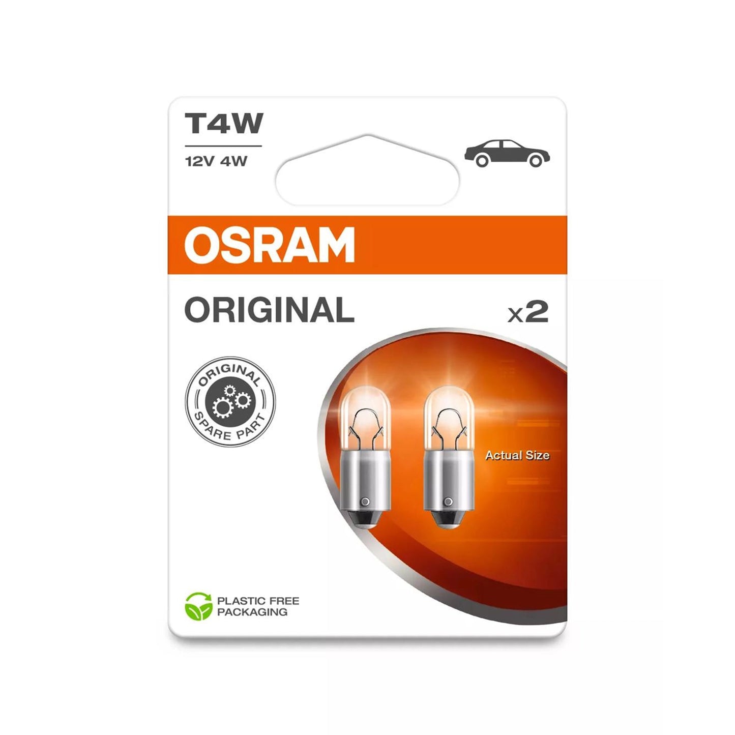 Bec Osram 4W 12V Ba9S (set 2 bucati)