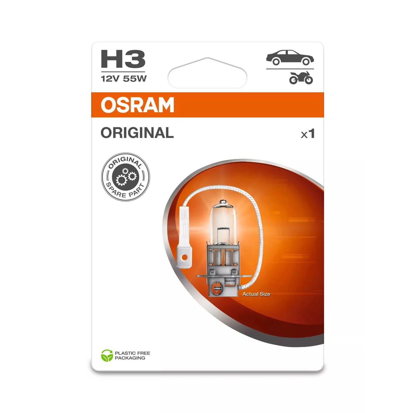 Bec Osram H3 12V 55W Pk22S