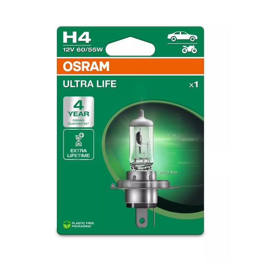 Bec Osram Ultra Life H4 60/55W 12V P43T