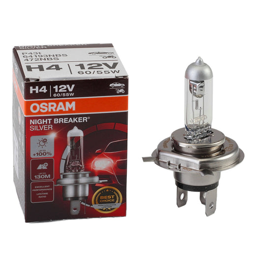 Bec Osram Night Breaker Silver H4 12V 60/55W P43T