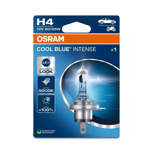 Bec Halogen Osram Cool Blue Intense Next Generation H4 | 12V - P43T
