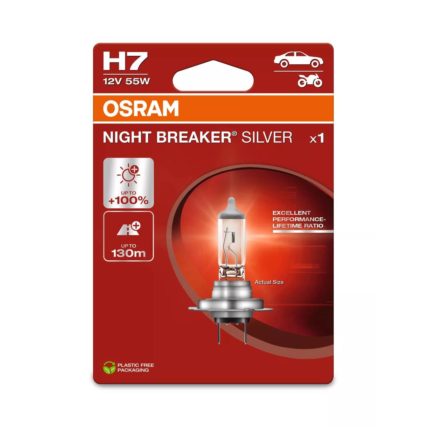 Bec Osram Night Breaker Silver H7 12V 55W Px26D Blister