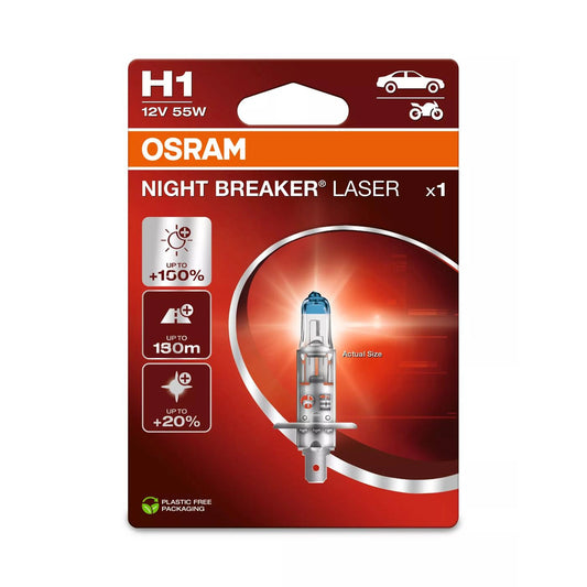 Bec Osram Night Breaker Laser Next Generation H1 12V 55W P14,5S Blister
