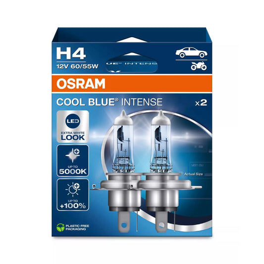 Bec Osram Cool Blue Intense H4 60/55W 12V P43T Set 2 Buc
