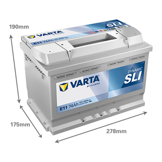 Baterie Auto VARTA Blue Dynamic 74 Ah (574012068)