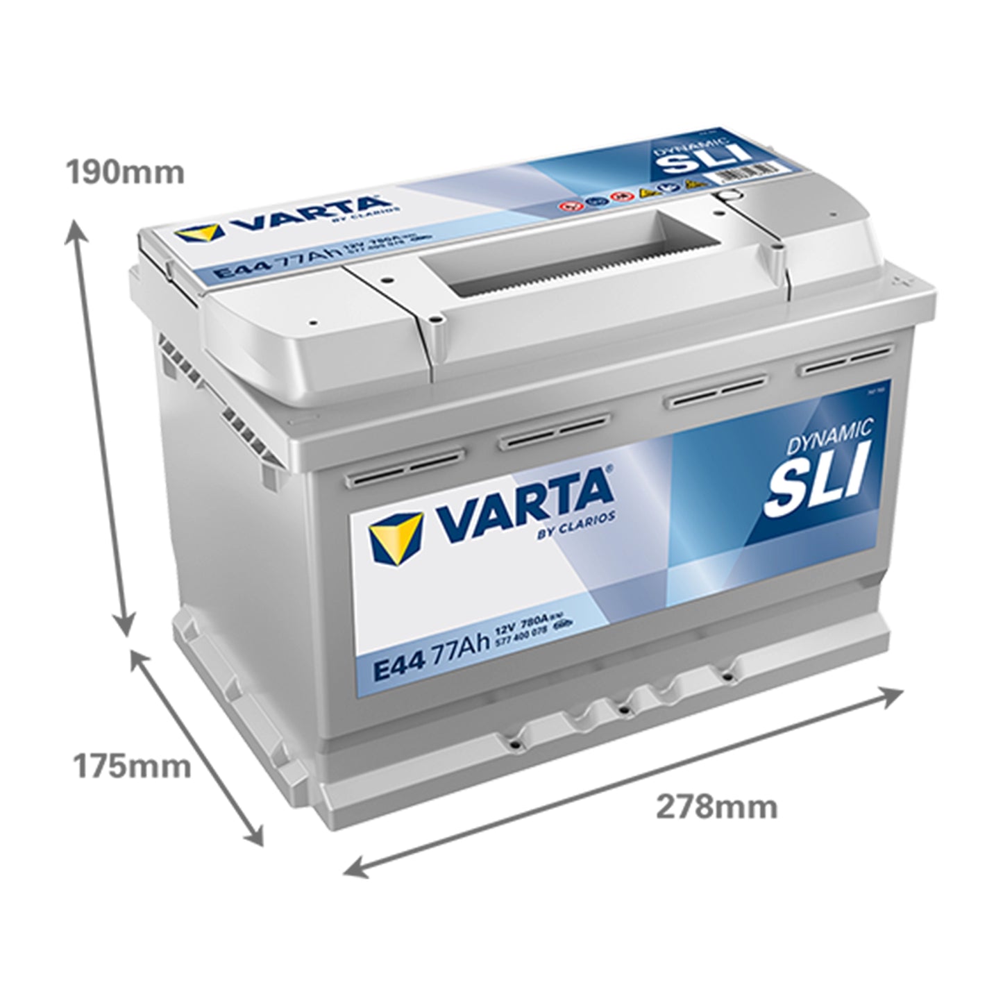 Baterie Auto VARTA Sli Dynamic 77 Ah (577400078)