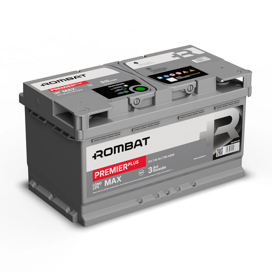 Baterie auto ROMBAT PREMIER PLUS  12V 80Ah 760A (5802KA0076)