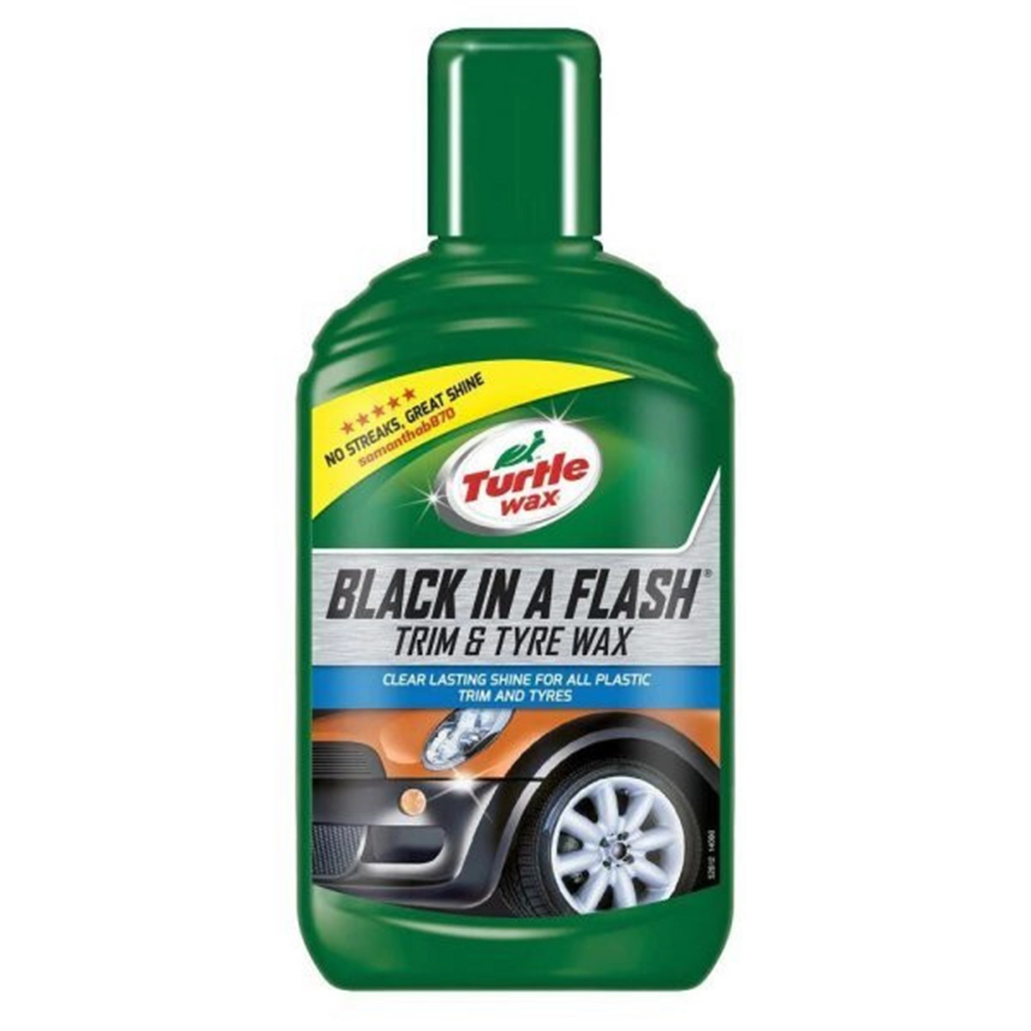 Dressing Lucios Pentru Chedere Si Anvelope Turtle Wax Black In A Flash - 300 ml