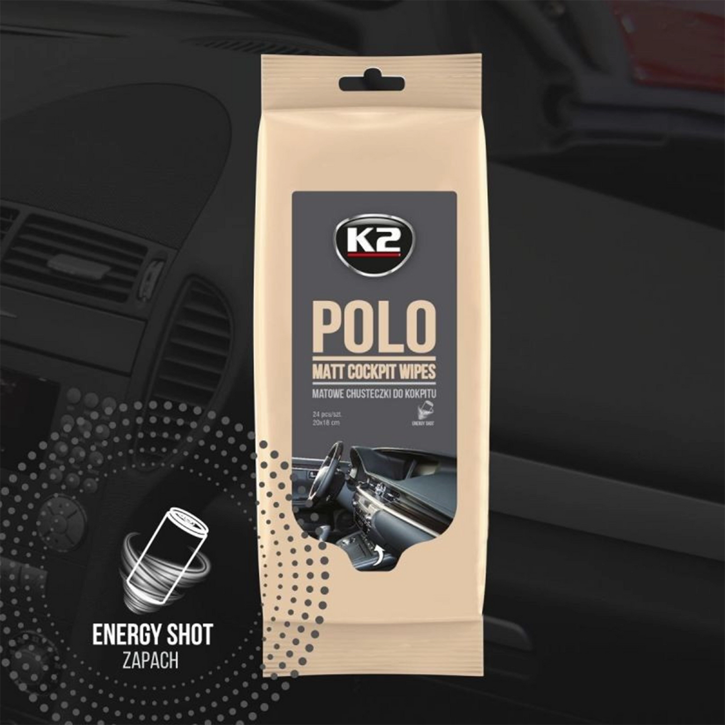 K2 - Polo Servetele Mat -Servetele Umede Pentru Bord
