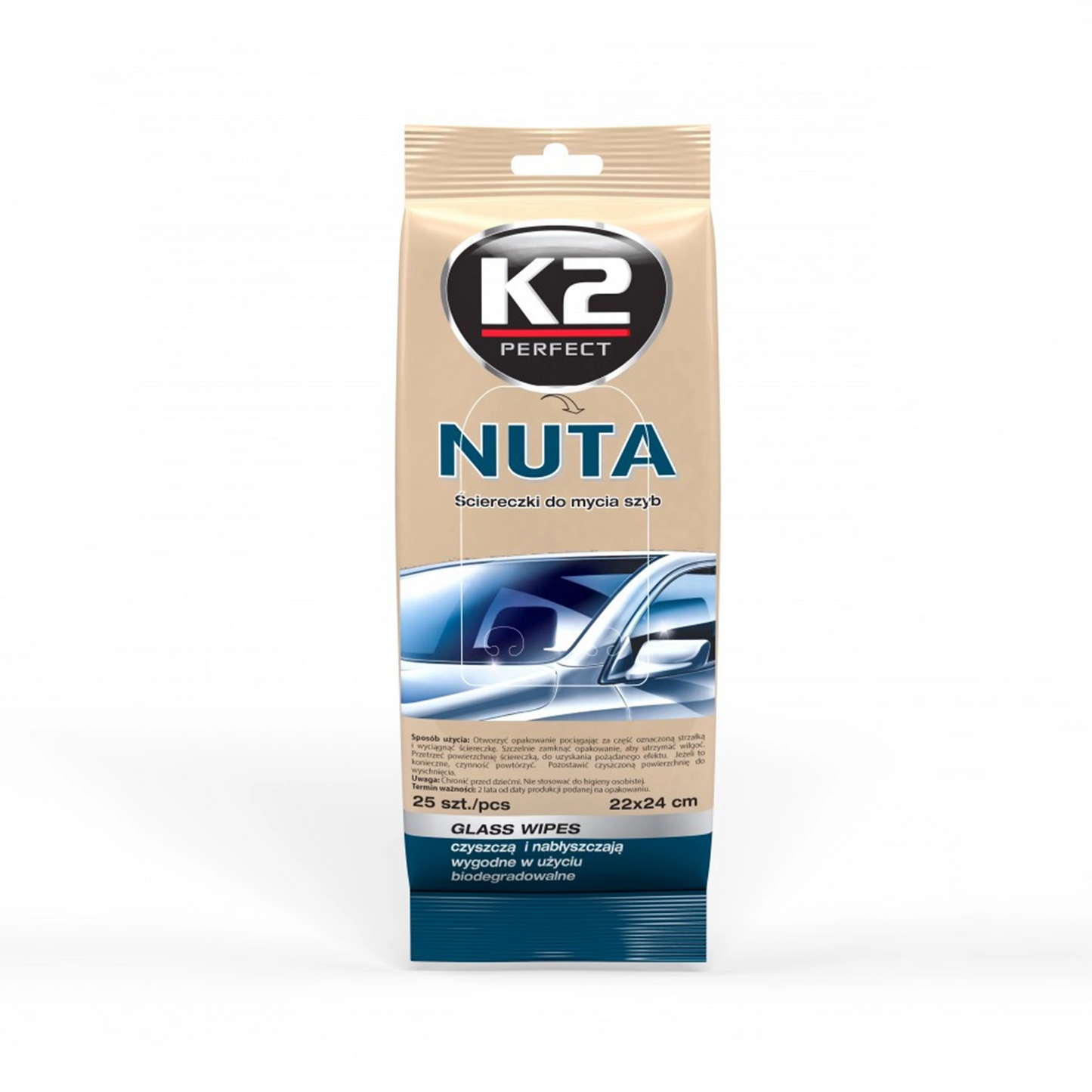 Nuta - Servetele Umede Pentru Geamuri 25 buc.