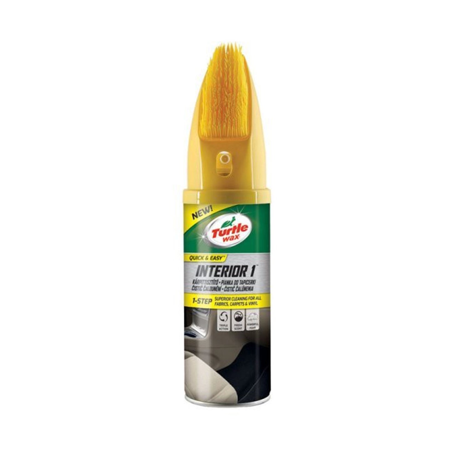 Spray Curatare Interiorul Cu Perie Aplicatoare Turtle Wax - 400 ml