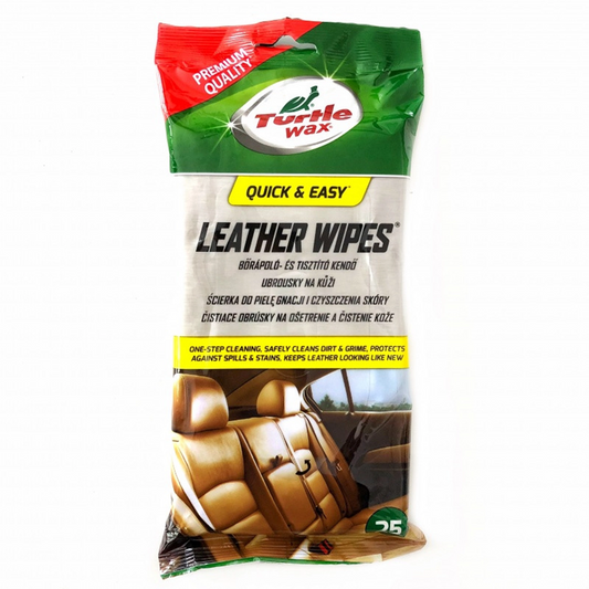 Set 25 Servetele Turtle Wax Intretinere Piele