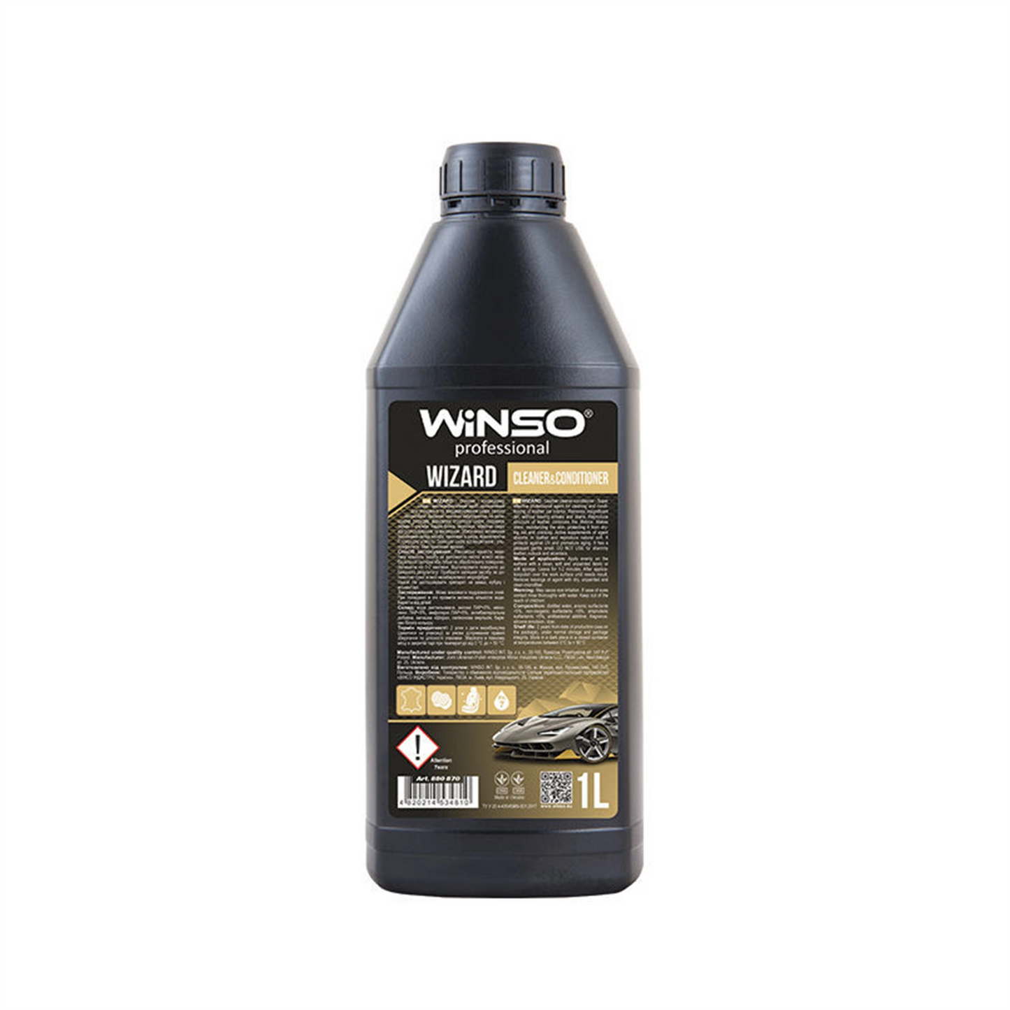 Solutie Intretinere Piele Winso Professional Wizard Leather Cleaner - Conditioner 1 Litru