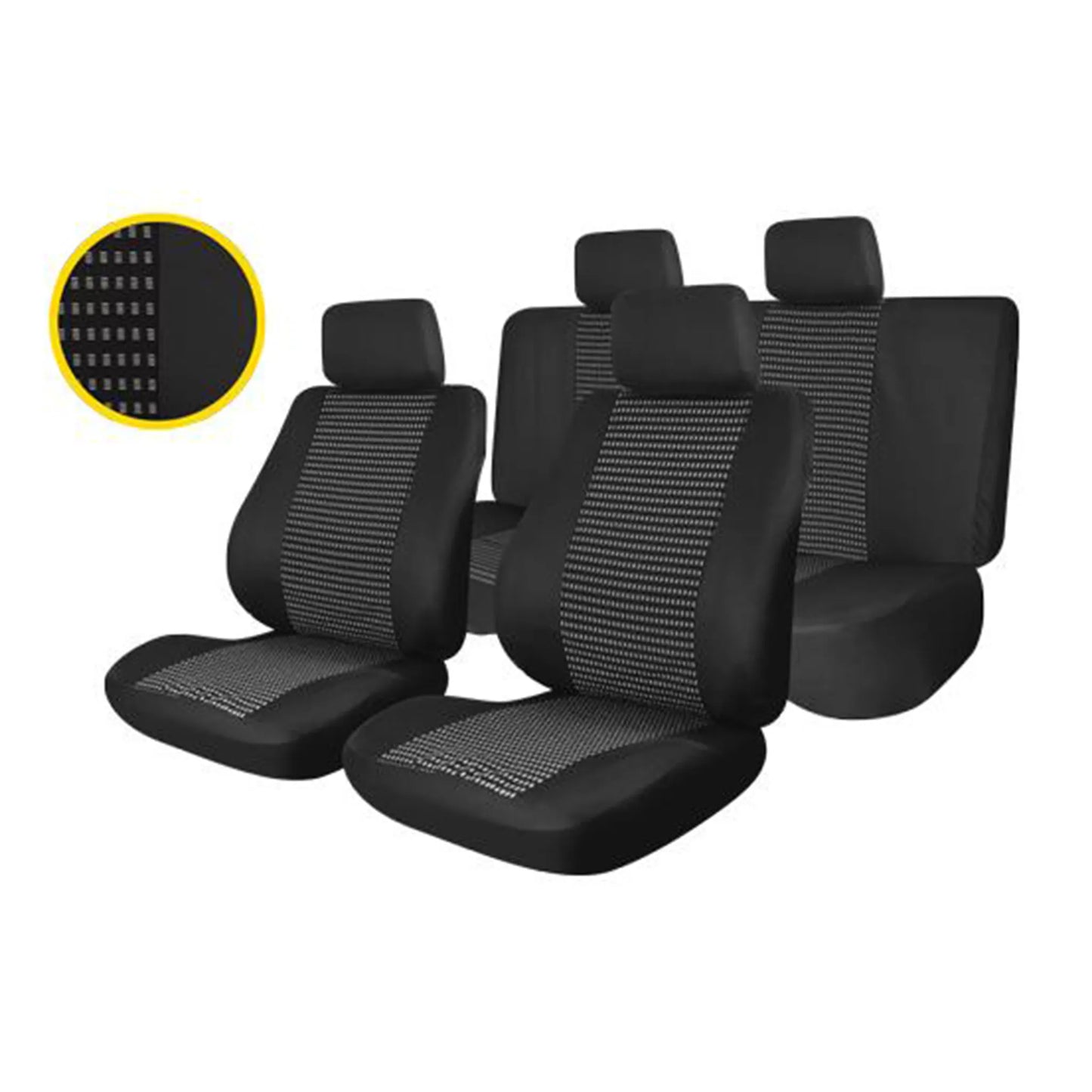 Set Huse Scaun Traffic-Negru 003
