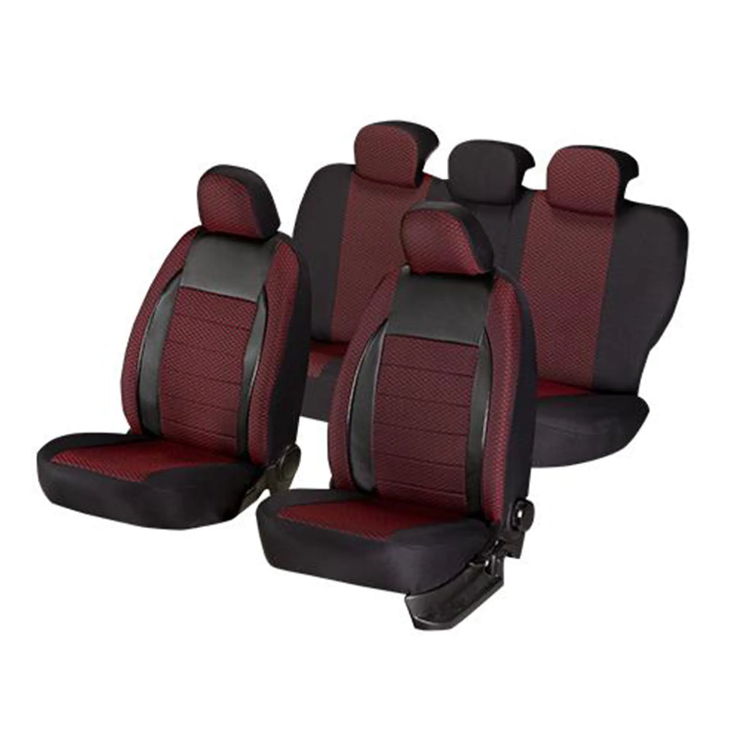 Set Huse Scaun Elegance Rosu