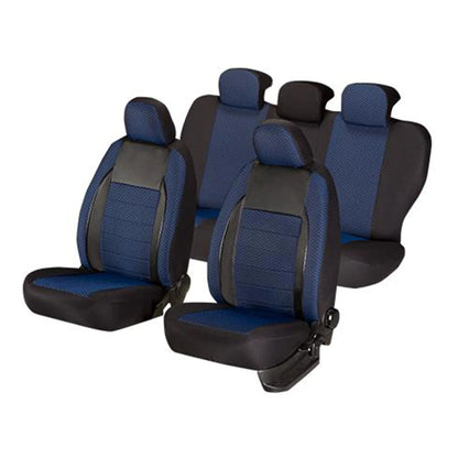 Set Huse Scaun Elegance Albastru