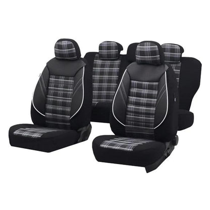 Set Huse Scaun Sport Negru-Gri