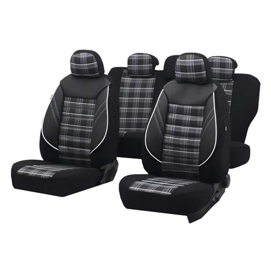 Set Huse Scaun Sport Negru-Gri