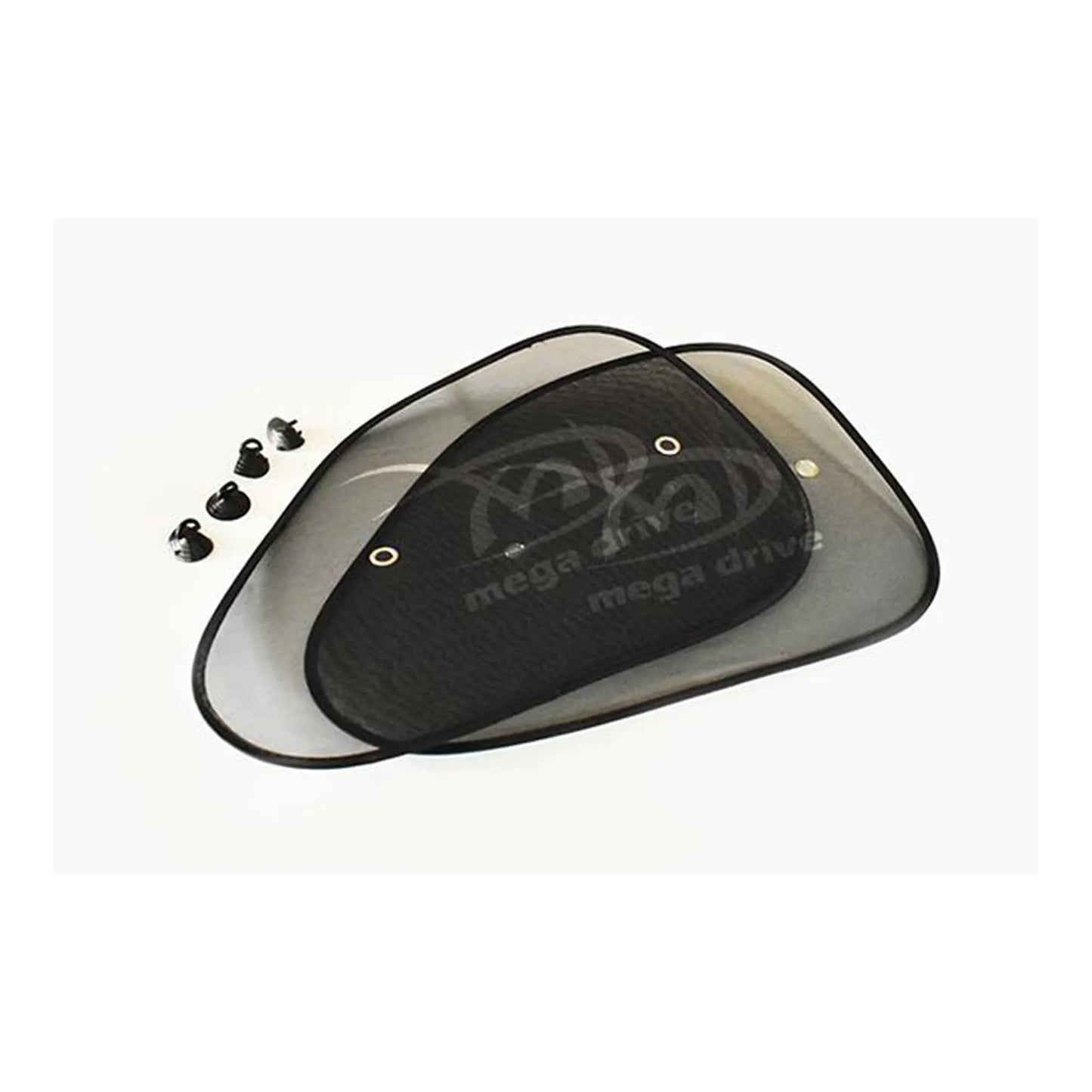 Parasolar Lateral Negru cu Ventuze Set 2buc. (54X37cm)