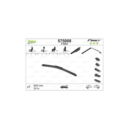 Stergator VALEO FM60 Multiconnection FB 600 mm