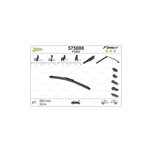 Stergator VALEO FM60 Multiconnection FB 600 mm
