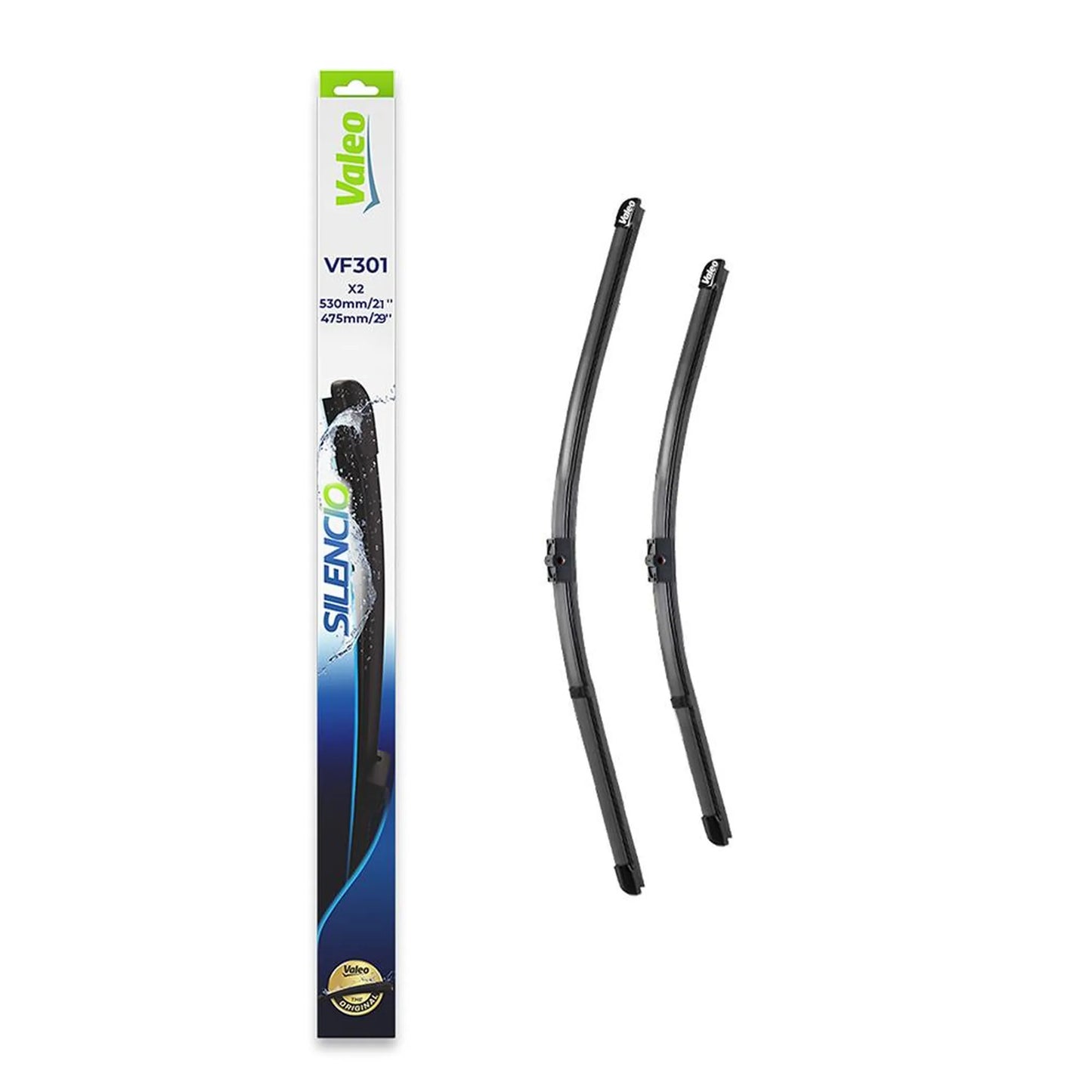 Set stergatoare VALEO Silencio 530/530 mm - Vf301 Skoda Superb I, VW Passat B5.5