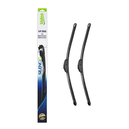 Set stergatoare VALEO Silencio 550/550 mm - Vf366 Land Rover Discovery III, IV, Range Rover Sport I, Mercedes-Benz Citan. Renault Kangoo