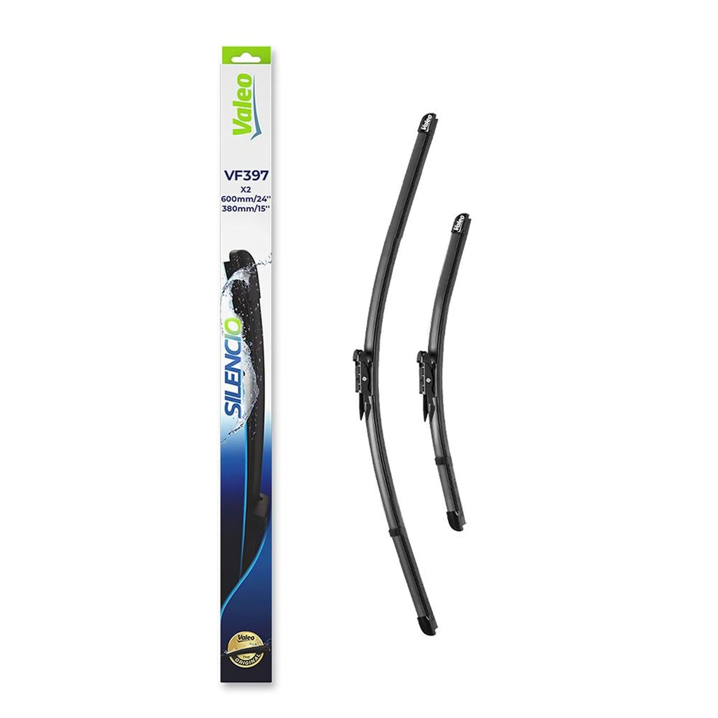 Set stergatoare VALEO Silencio 600/380 mm - Vf397 Hyundai Bayon, I20, Nissan Qashqai
