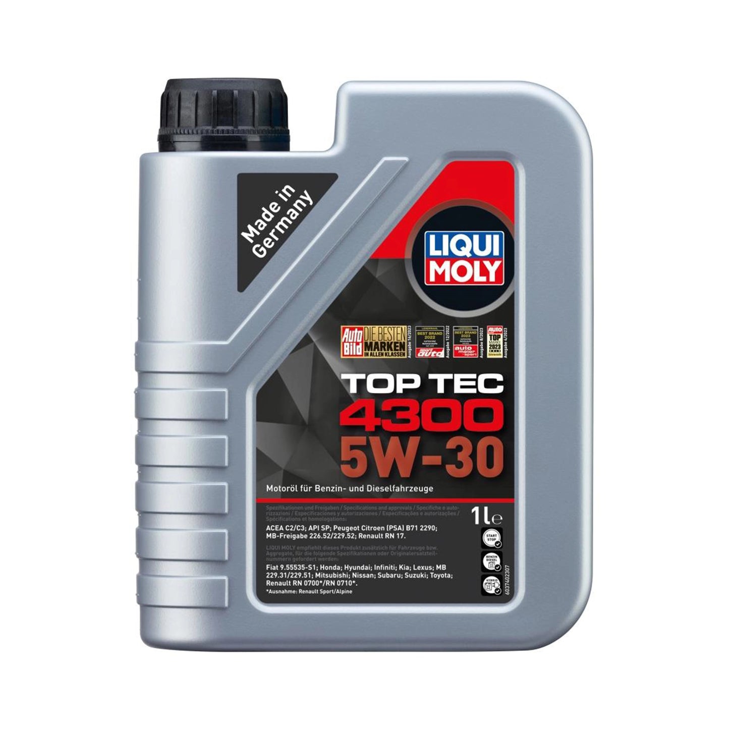 Liqui Moly TOP TEC 4300 5W30 API SN/CF ACEA C2 - 1L (2323)